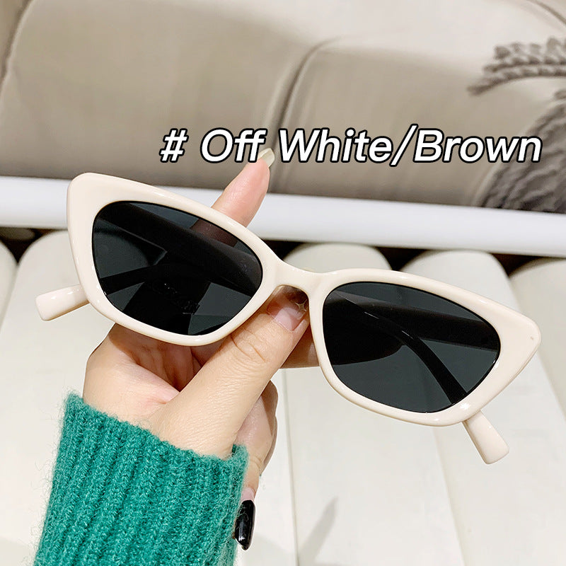 Damen Cat-Eye Sonnenbrille mit hochwertigem, geometrischem Rahmen Karnz