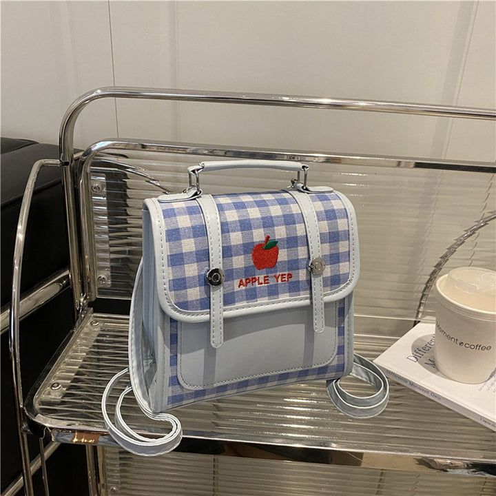 Verspielt Karierter Mini-Rucksack Karnz