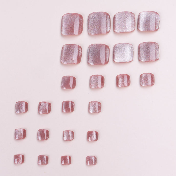 Glitzerndes Pediküre-Set
