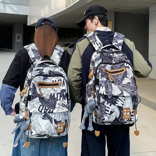 Modischer Gemusterter Rucksack Karnz