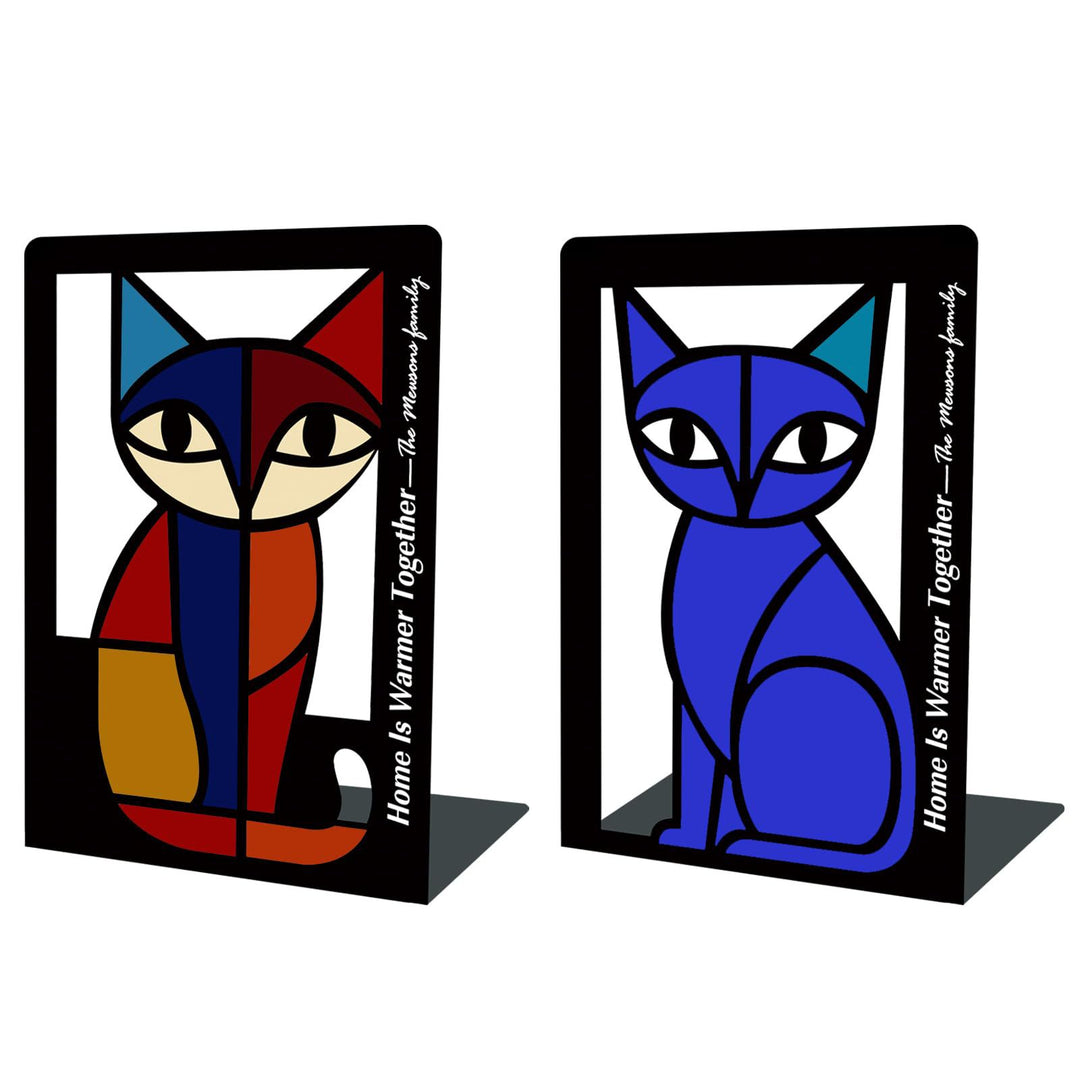 Künstlerische Katzenförmige Buchstützen