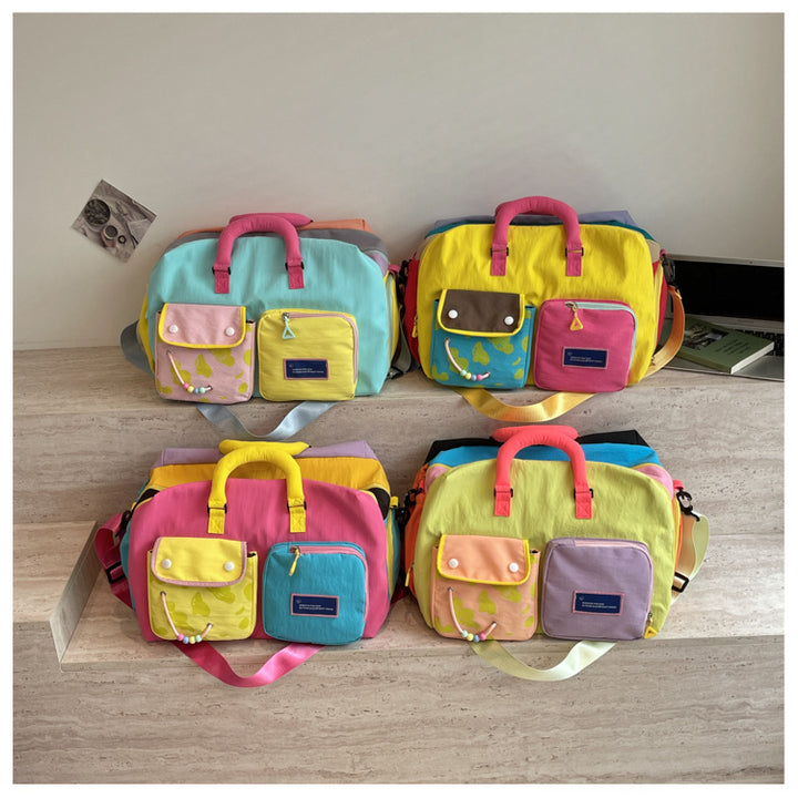 Verspielte gemusterte Wochenend-Reisetasche Karnz