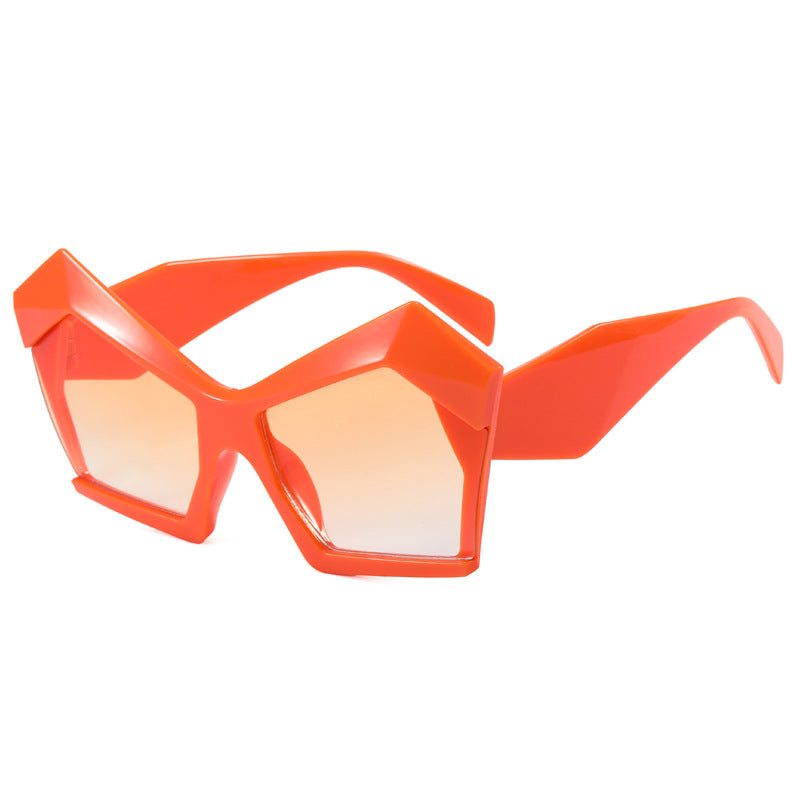 Damen geometrische Designerbrille Karnz