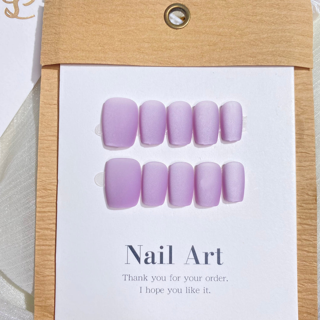 Matte Press-On Nail Art Kollektion