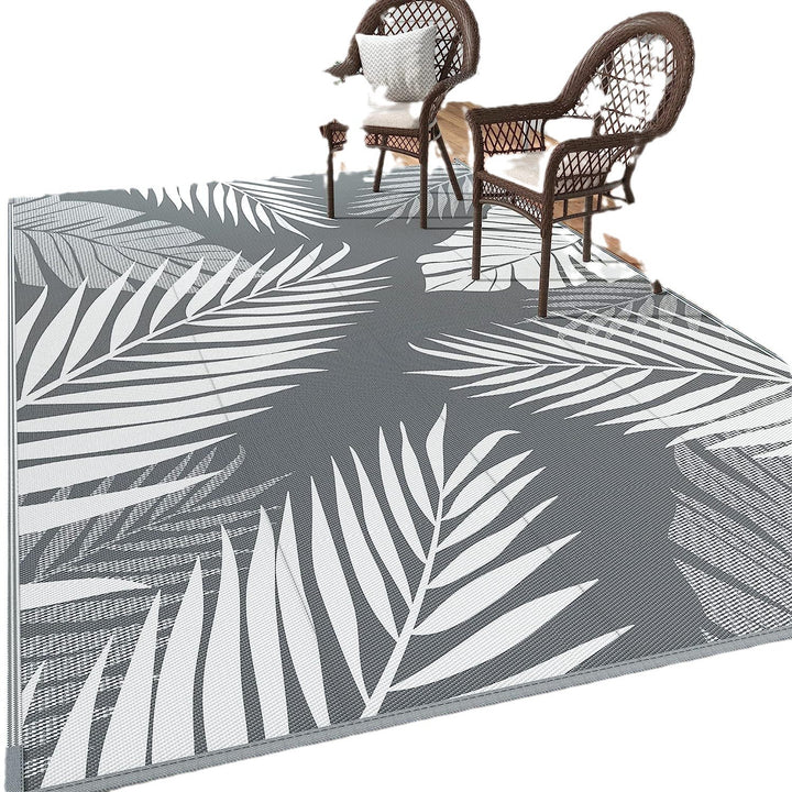 Outdoor Tropical Leaf Bereichsteppich