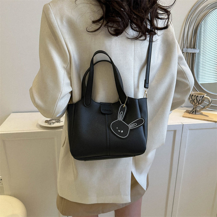 Strukturierte Kunstleder-Handtasche Karnz