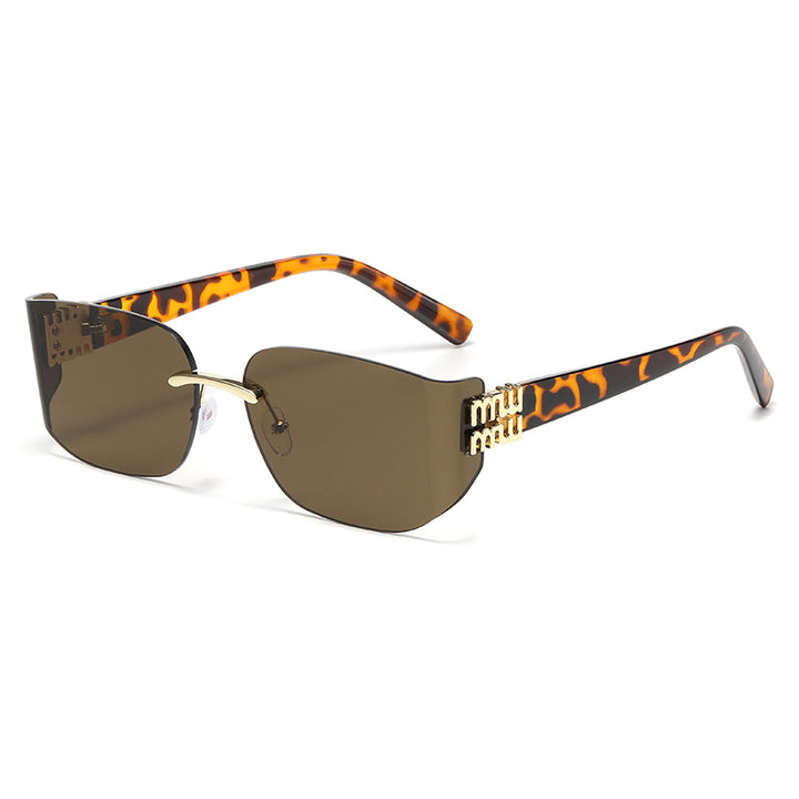 Stylische Eckige Sonnenbrille