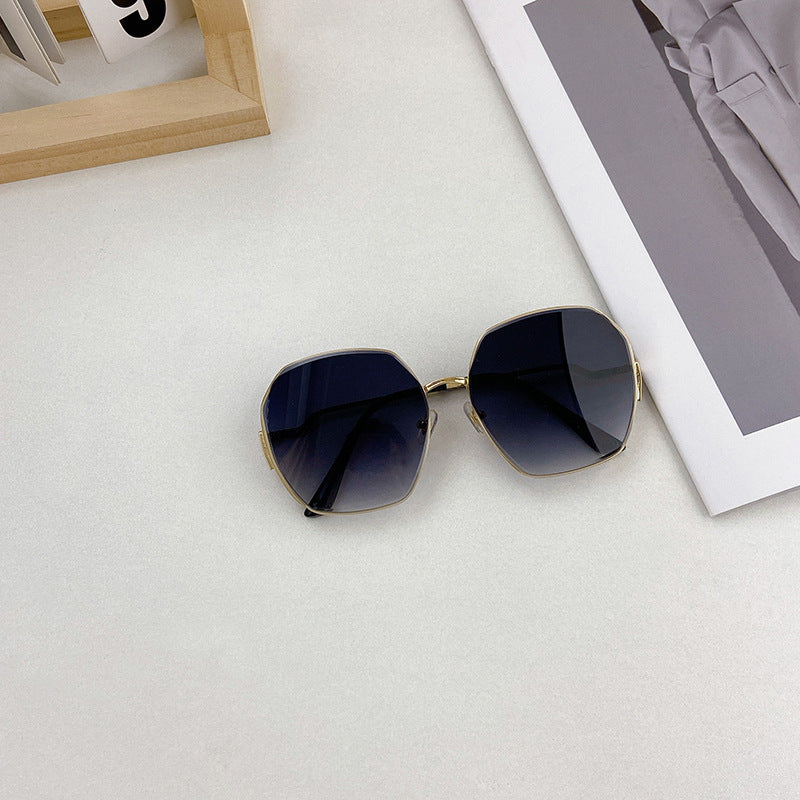 Modische Geometrische Sonnenbrille Karnz