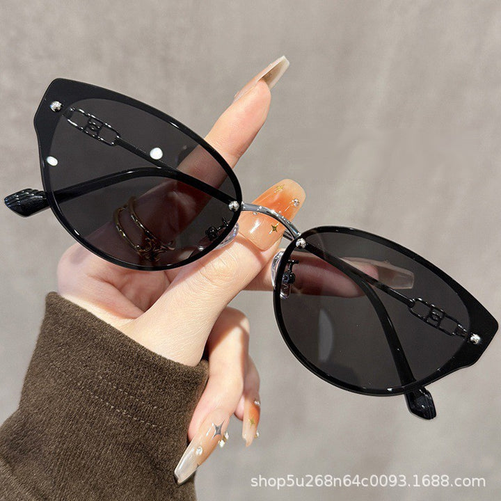 Stylische Katzenaugen-Sonnenbrille