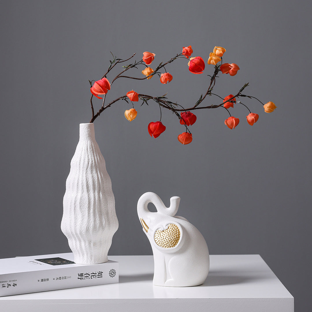 Skandinavische keramische Blumenvase