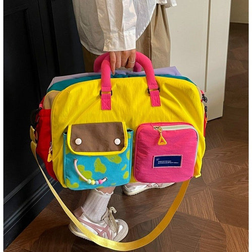 Verspielte gemusterte Wochenend-Reisetasche Karnz