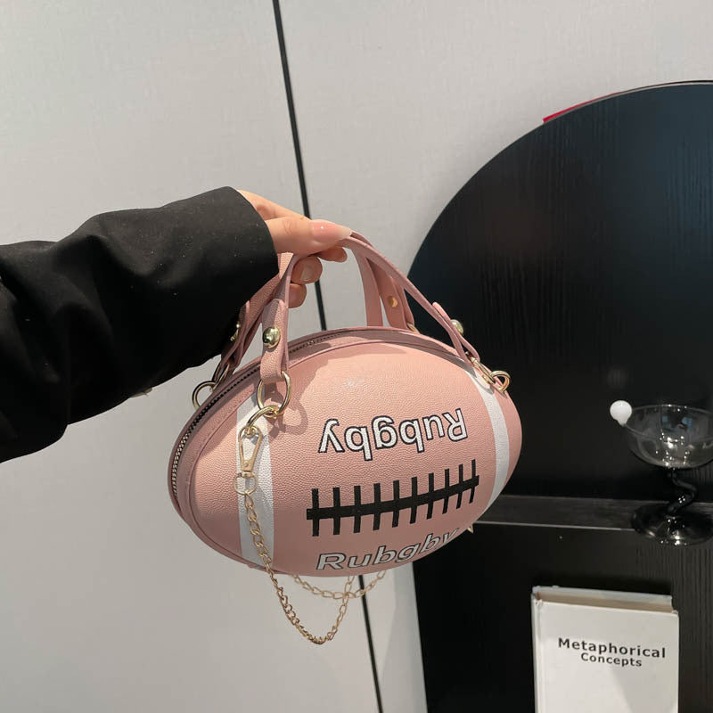 Neuheits Rugbyball Umhängetasche