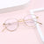 Damen elegante runde Sonnenbrille mit modischem Metallrahmen Karnz