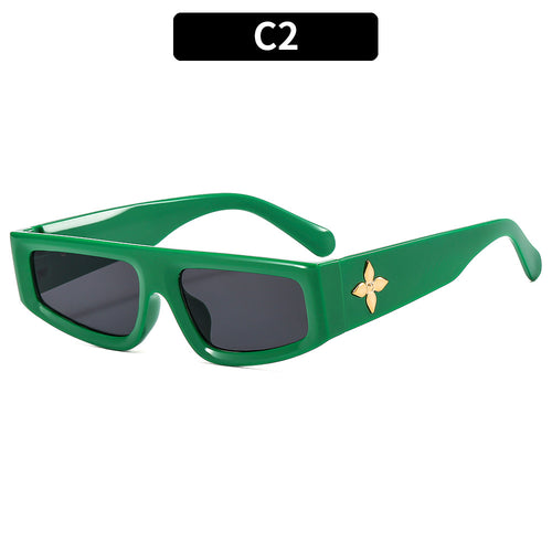 Modische, kantige Sonnenbrille