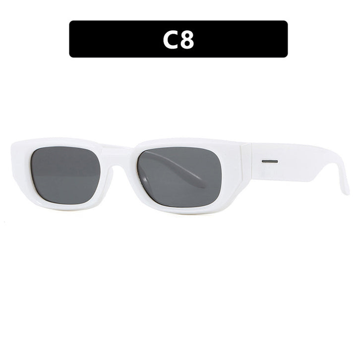 Damen modische Sonnenbrille mit innovativem, transparentem Rahmen und polarisierten Gläsern Karnz