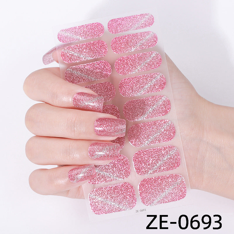 Ombre Glitter Nagel Wraps