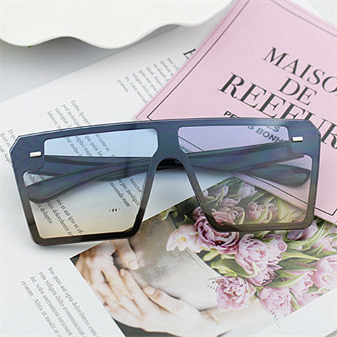 Damen Modische Rechteck-Sonnenbrille im urbanen Design Karnz