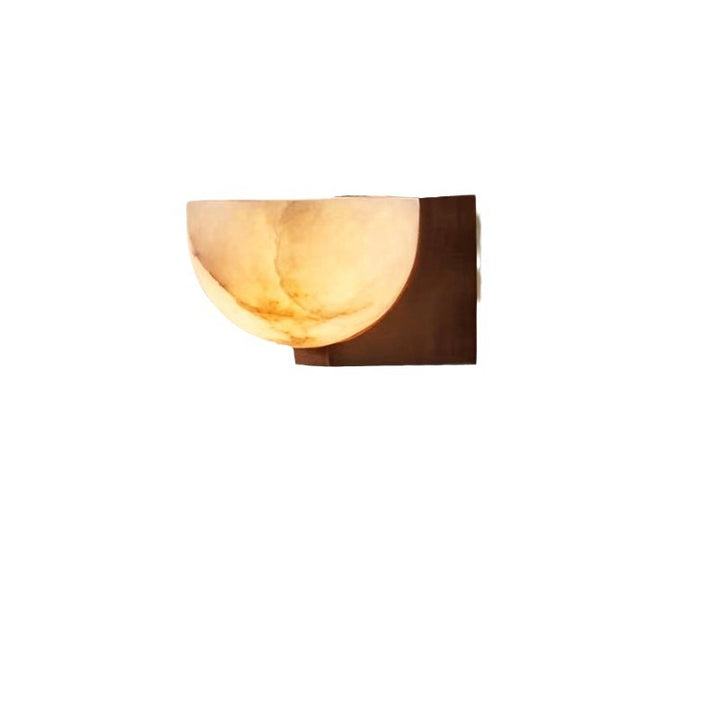 Künstlerische Marmorwandlampe