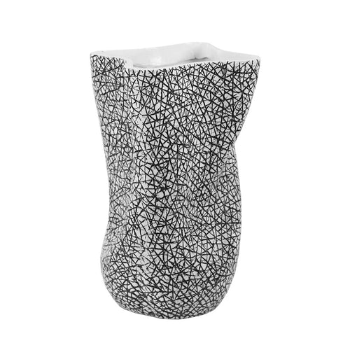 Künstlerische Textur Steingut Vase