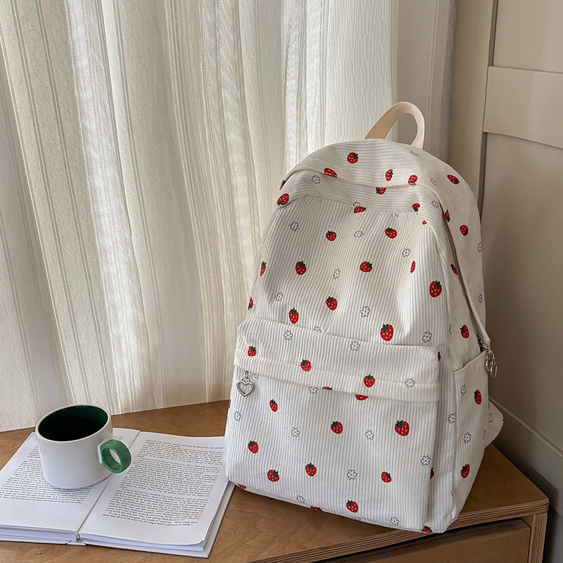 Blumengemusterter Freizeitrucksack Karnz