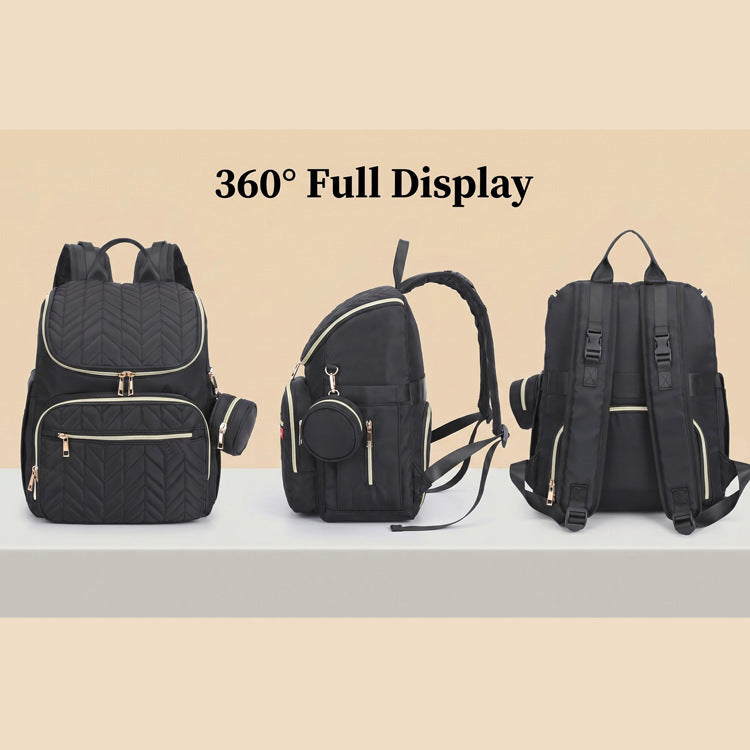 Elegante Multifunktionale Gepolsterte Rucksack Karnz