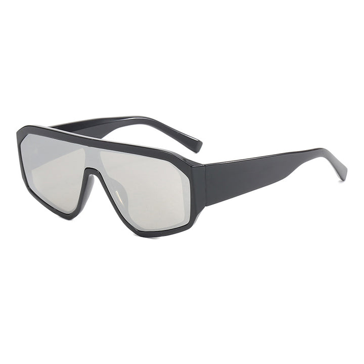 Damen Modische Oversized-Sonnenbrille im futuristischen Design Karnz