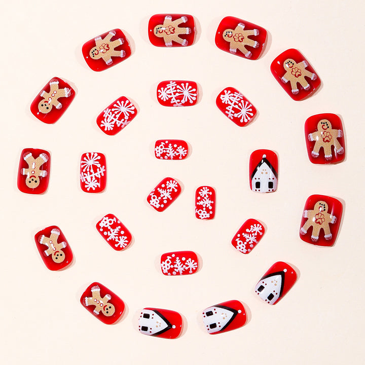 Festliche Lebkuchen Nagelkunst Karnz