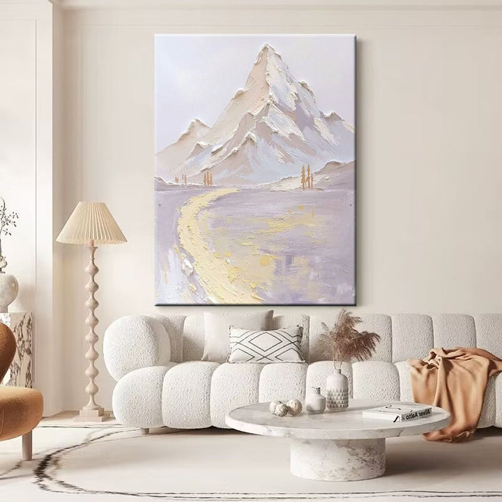Abstrakte Berglandschaft Leinwandkunst