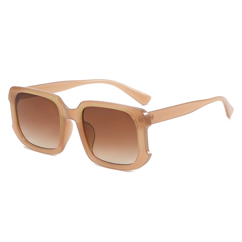 Damen Trendige quadratische Sonnenbrille Karnz