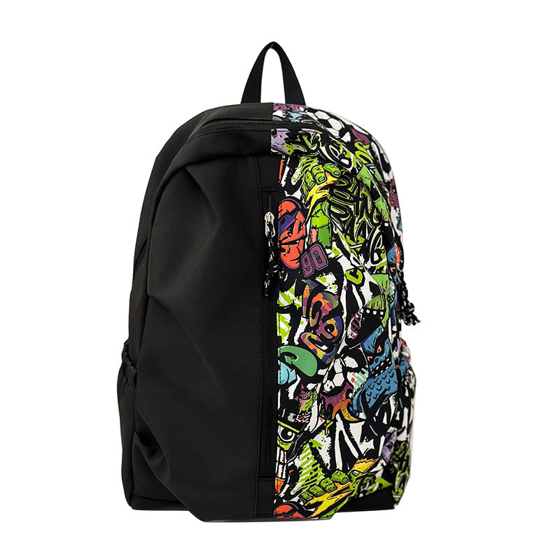 Trendy Grafikdruck Rucksack Karnz