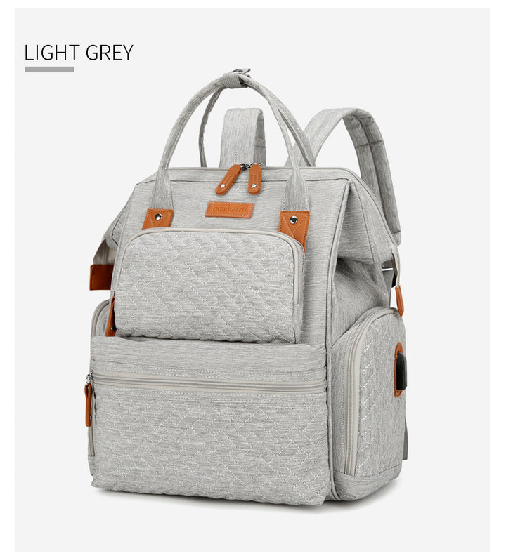 Stylische Multi-Pocket Wickeltasche Karnz