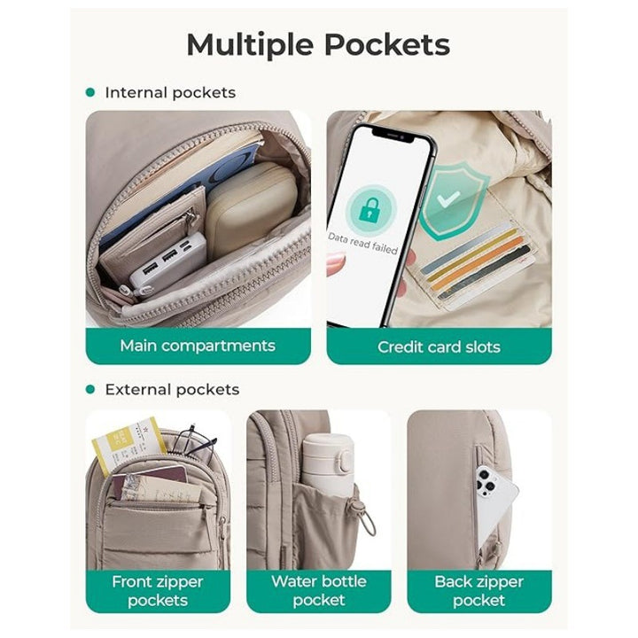 Modulare Crossbody-Tasche mit Praktischen Fächern Karnz