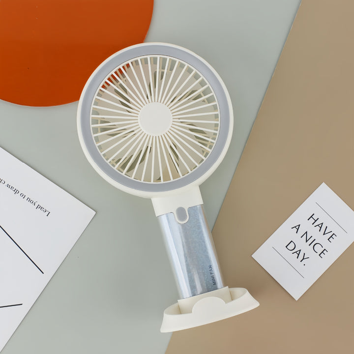 Damen Tragbarer Handventilator mit USB-Ladefunktion und vielseitigen Geschwindigkeitsmodi Karnz