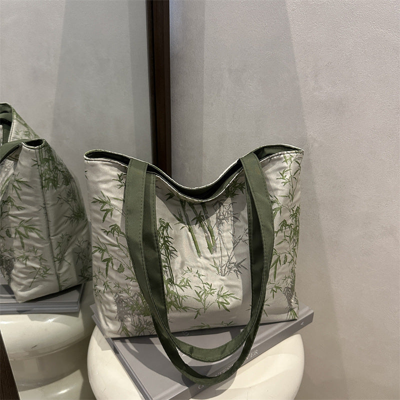 Stylische Bambusdruck-Tasche Karnz