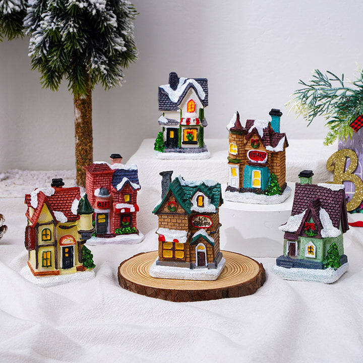 Dekorative Weihnachtsbeleuchtungshaus Karnz