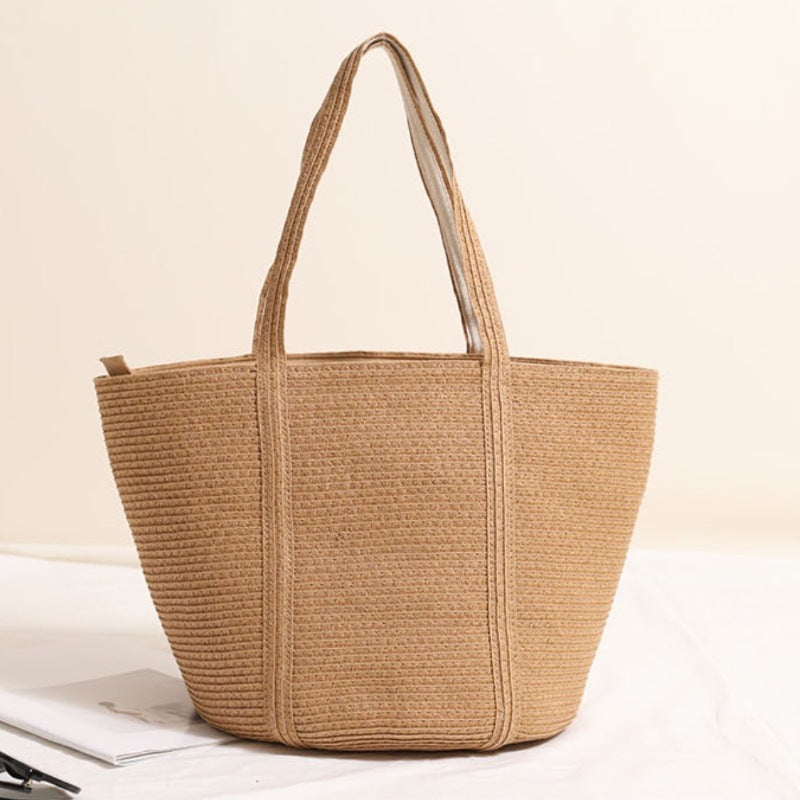 Damen Stylische Korb-Tragetasche Karnz