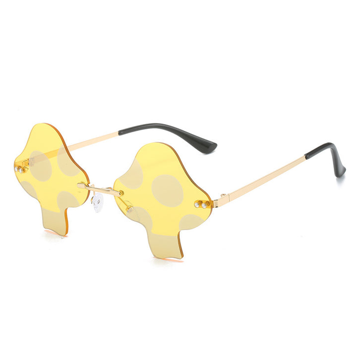 Einzigartige Übergroße Polka Dot Rahmen Sonnenbrille Karnz