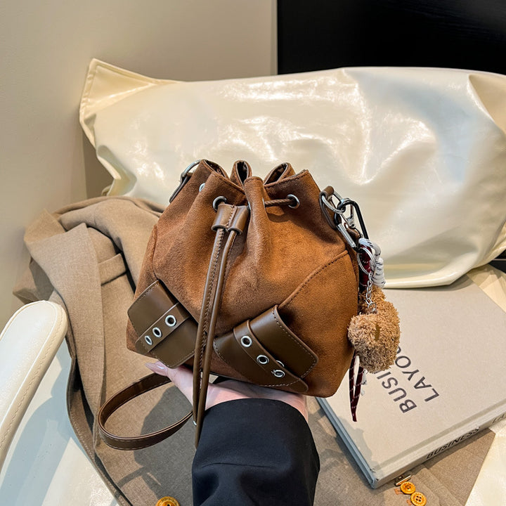 Suede Bucket Bag Karnz
