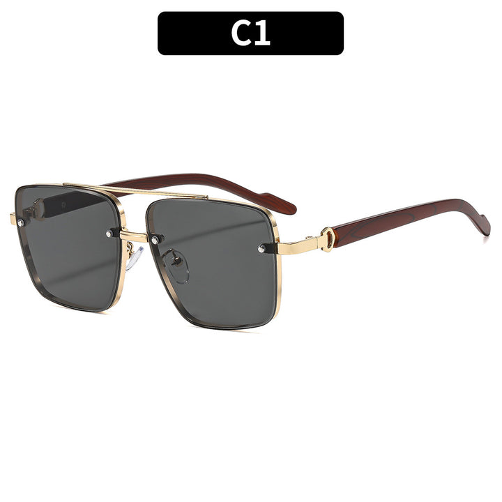 Chic Rechte Rahmen Sonnenbrille