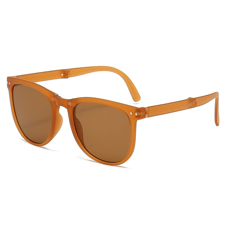Damen trendige Sonnenbrille mit facettenreichem Rahmen Karnz