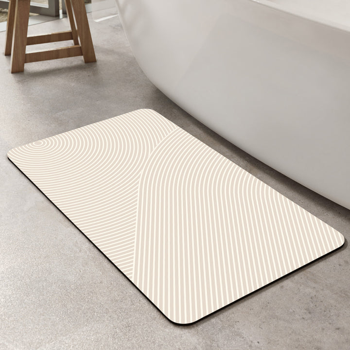 Stylische geometrische Muster-Badmatte Karnz