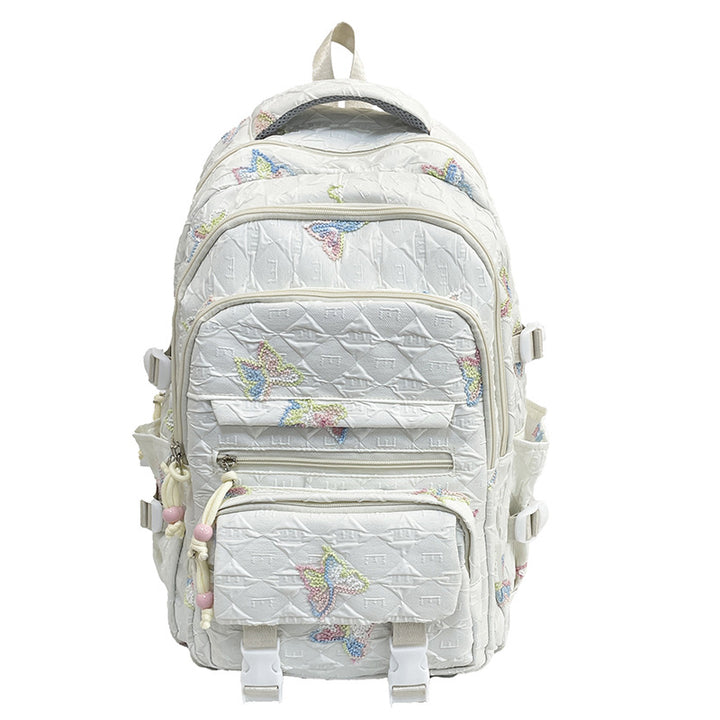 Stylischer Rucksack mit Schmetterlingsverzierung