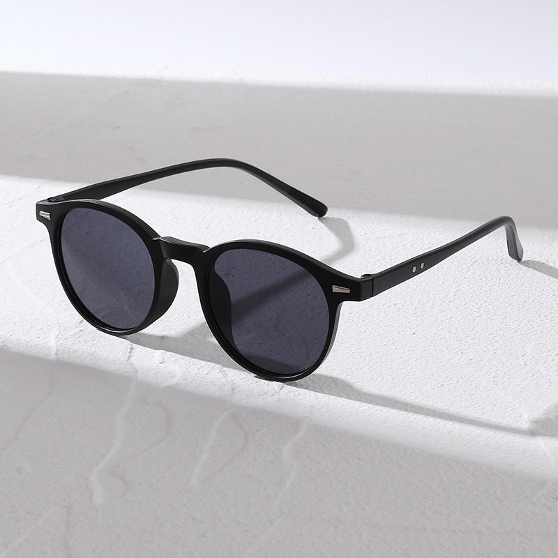 Stylische Runde Rahmen Sonnenbrille Karnz