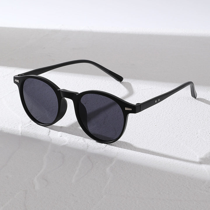 Stylische Runde Rahmen Sonnenbrille Karnz