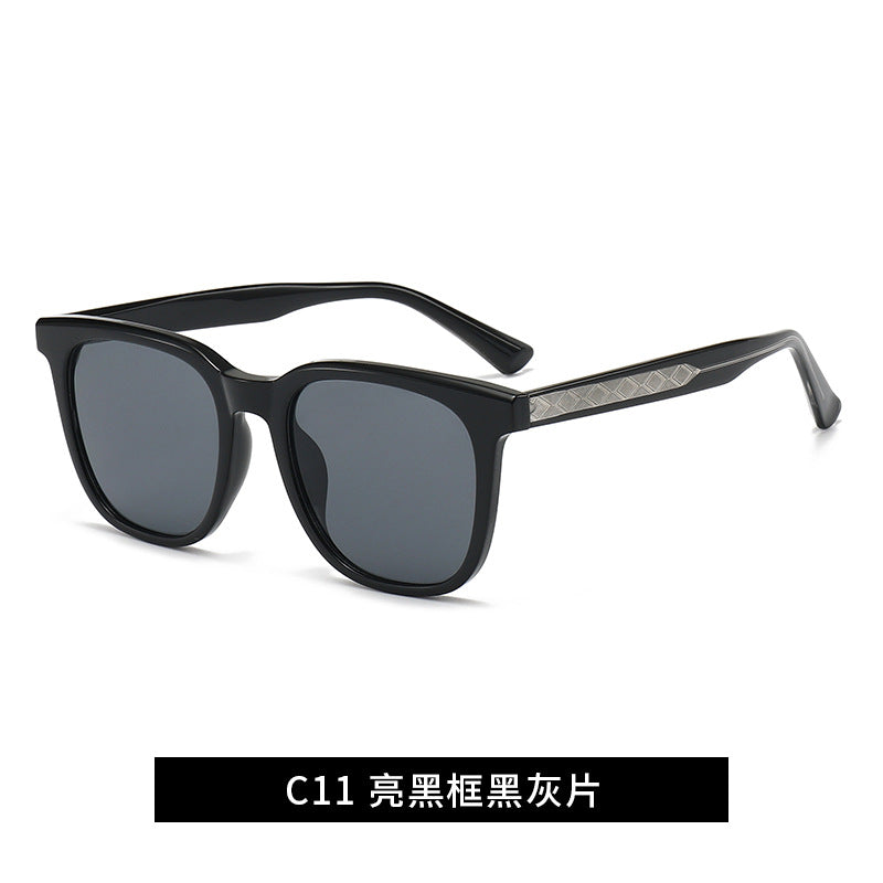 Damen modische Sonnenbrille im modernen rechteckigen Stil Karnz