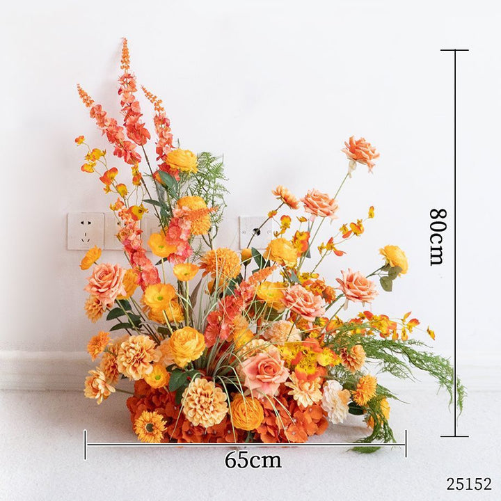 Lebendige Blumen Wanddeko