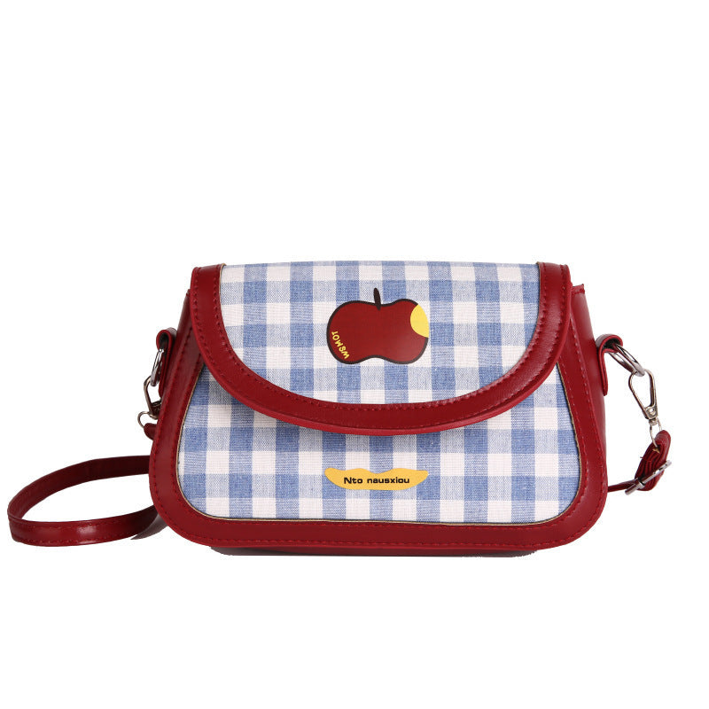 Verspielt Karomuster Handtasche Karnz