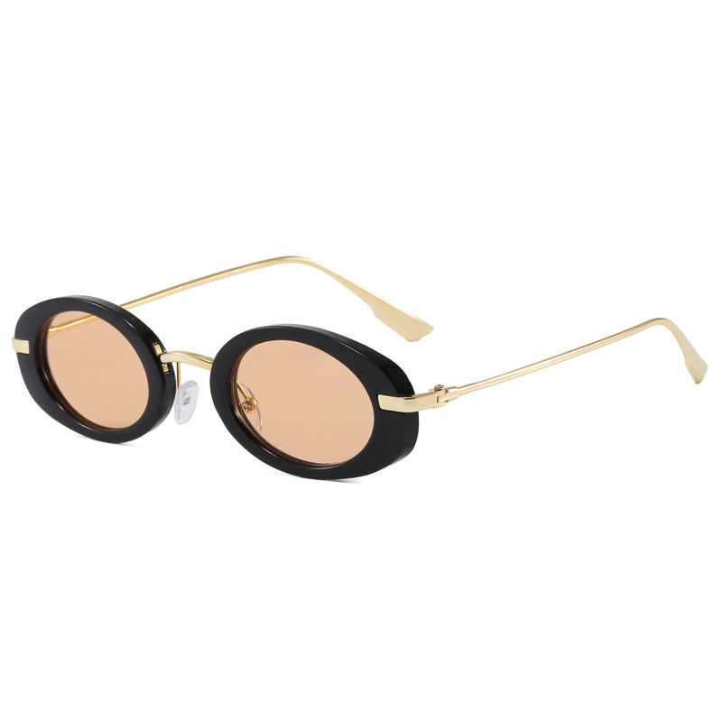 Modische Brille mit Ovalem Rahmen Karnz