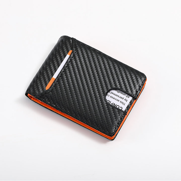 RFID-blockierende Leder-Brieftasche Karnz