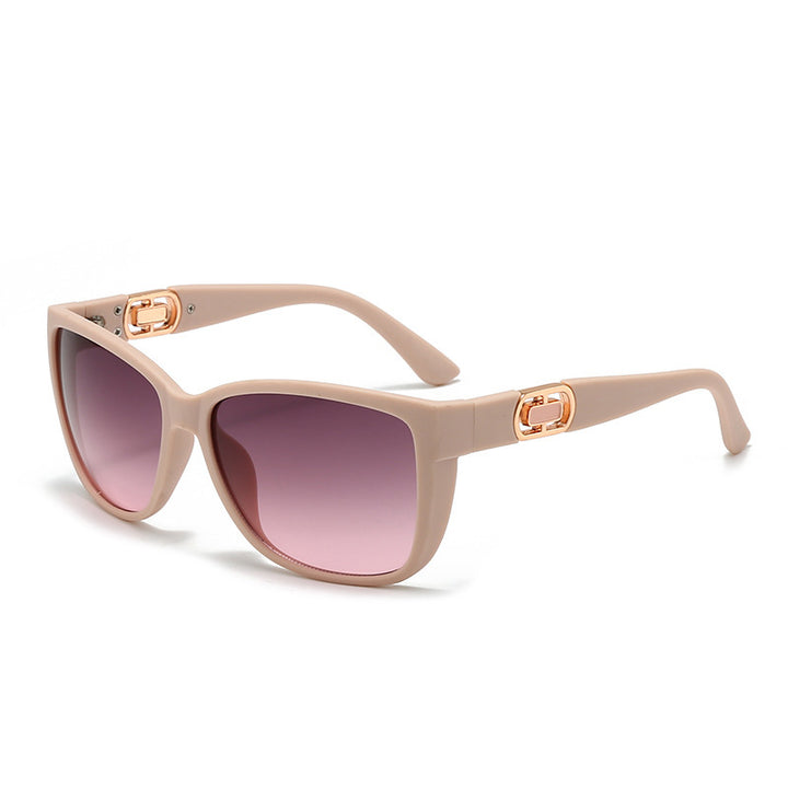 Damen oversized Sonnenbrille mit elegantem Rahmen und UV-Schutz Karnz